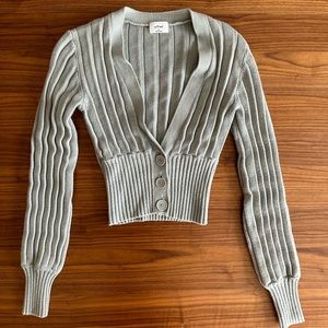 Aritzia Wilfred cropped cardigan